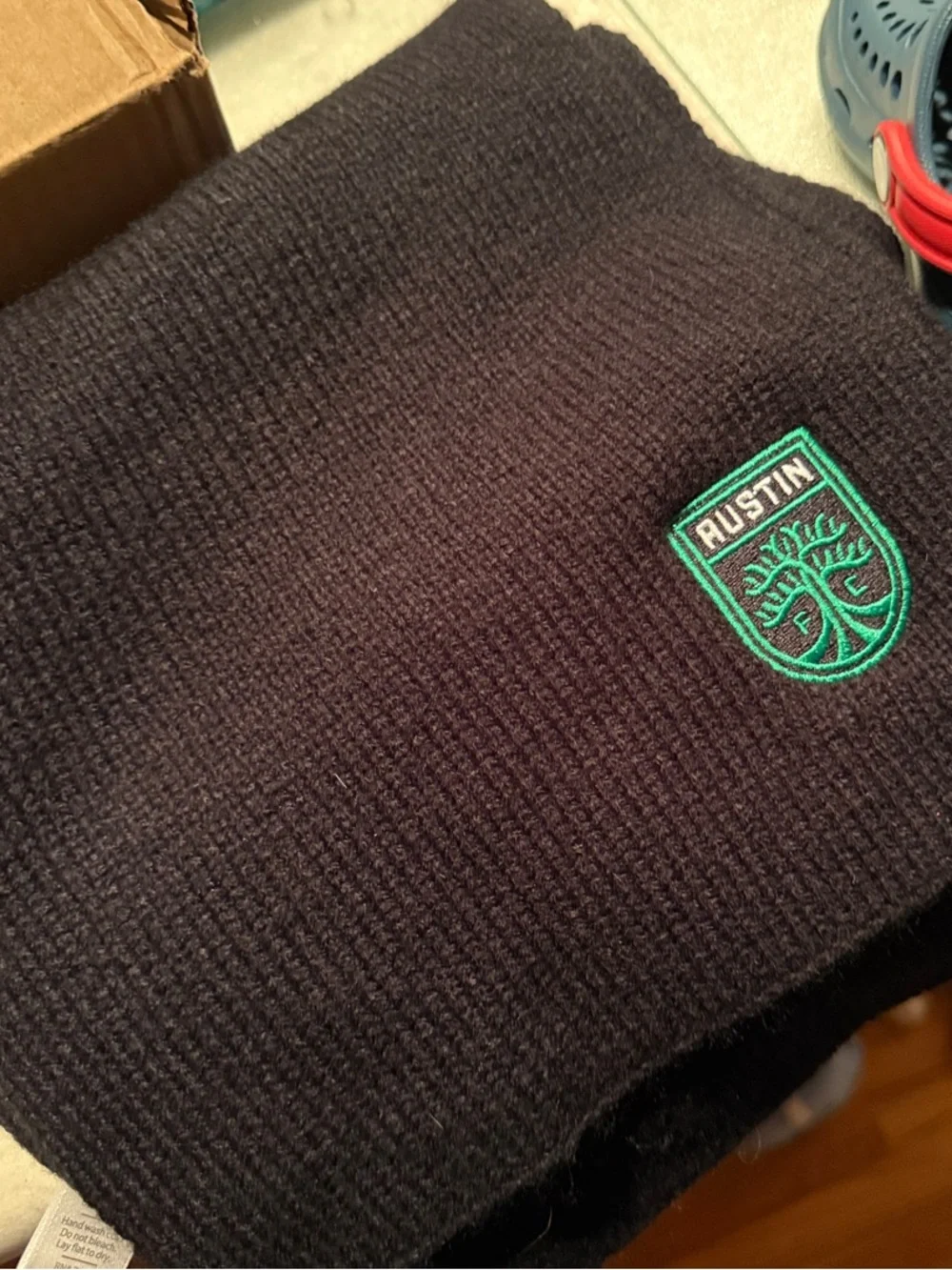Austin FC Black Scarf Embroidered
